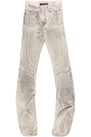 OTTOLINGER Draped raw-cut jeans