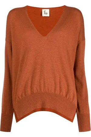 Paula Drop-shoulder V-neck sweater