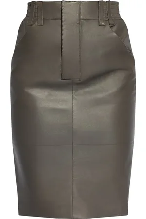Saint Laurent Leather pencil skirt