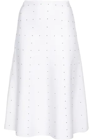 Fabiana Filippi Studded knitted midi skirt