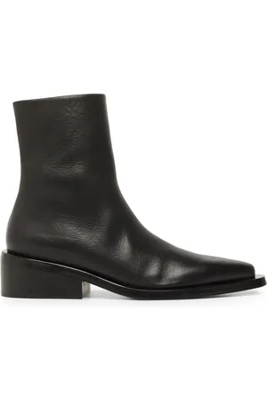 MARSÈLL Calf leather pointed toe boots