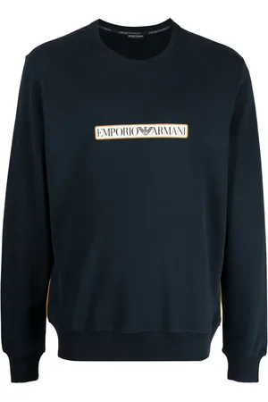 Emporio Armani Logo-print cotton sweatshirt