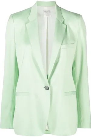 FORTE FORTE Single-breasted satin blazer