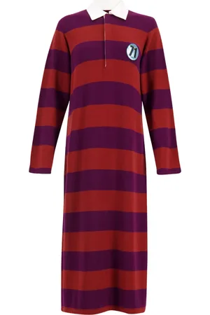 Paula Patch-detail polo dress