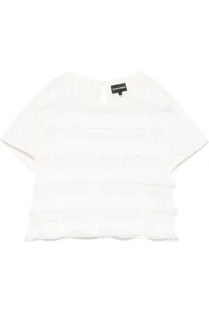 Emporio Armani Fringed T-shirt