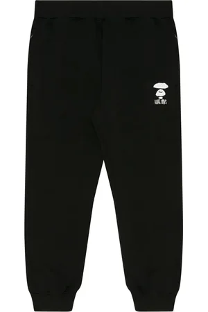 A Bathing Ape Logo-embroidered track pants