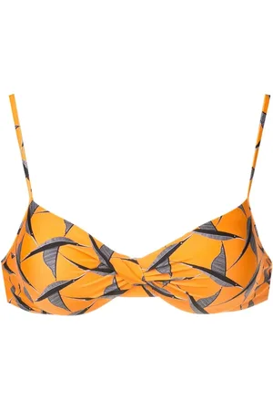 Lygia & Nanny Cassis twisted stretched bikini top