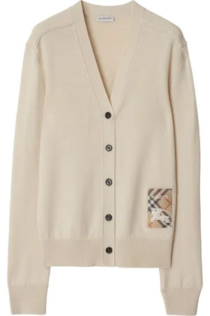 Burberry Check Label cardigan