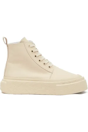 Maison Margiela Lace-up leather sneakers