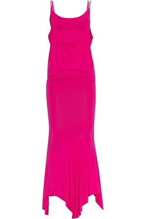 The Attico Layered mermaid-silhouette maxi dress