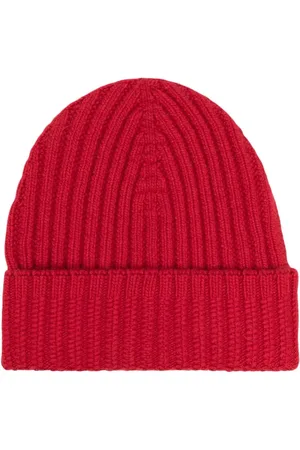 Barrie Ribbed cashmere beanie