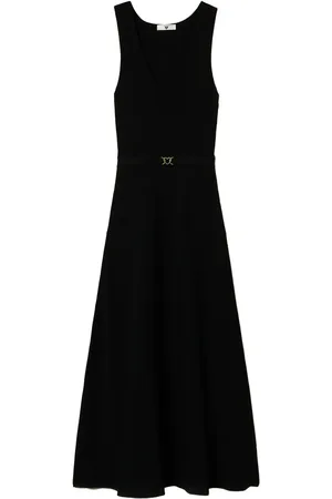 Twin-Set Belted maxi dress
