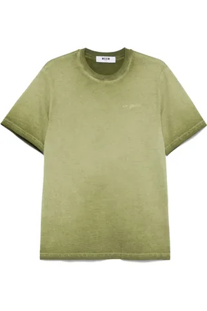 Msgm Faded-effect T-shirt