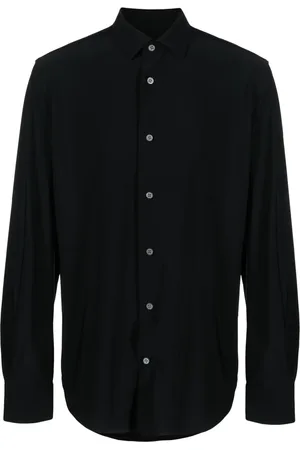 Boggi Milano Classic-collar stretch shirt