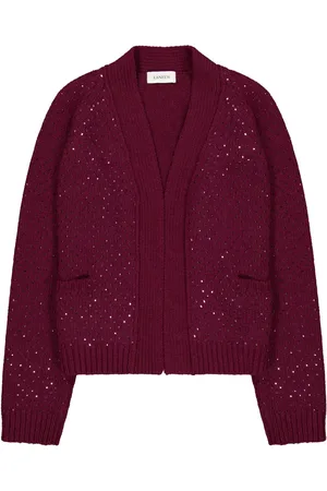LANEUS Perforated-design cardigan