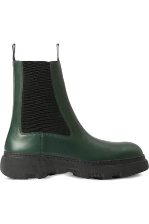 Burberry Chelsea slip-on leather boots