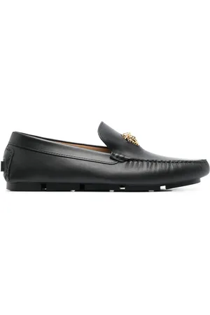 VERSACE La Medusa leather loafers