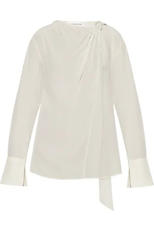 Victoria Beckham Ruched-detailing blouse
