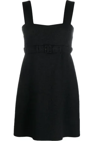 Patou Corsage belted mini dress