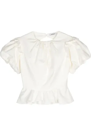 Parlor Ruffle-detailing blouse