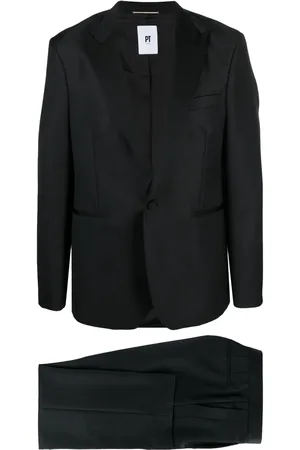 PT Torino Single-breasted wool-blend blazer