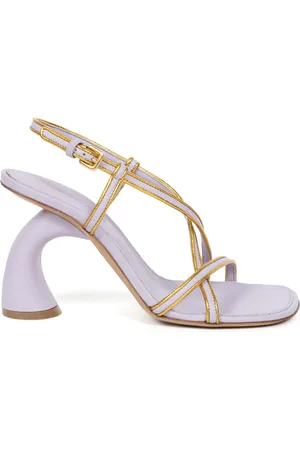DRIES VAN NOTEN Gold trim sandals