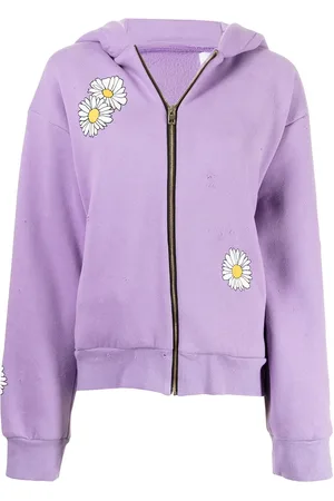 Natasha Zinko Daisy-print stretch-cotton hoodie