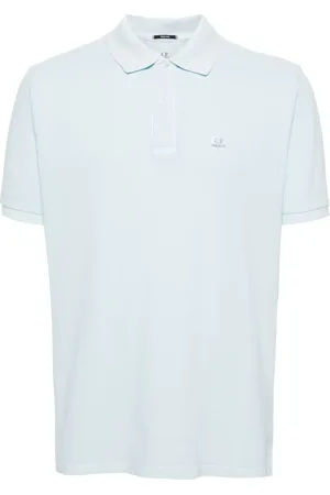 C.P. Company Logo-embroidered cotton polo shirt