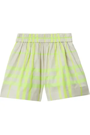 Burberry Check-print cotton shorts