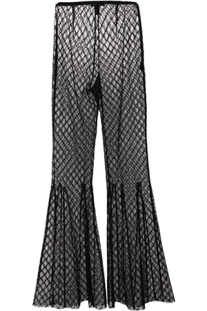 Kiki de Montparnasse Fluted flared trousers