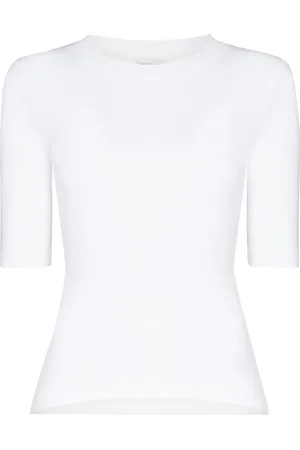 ROSETTA GETTY Half-sleeve crew neck T-shir