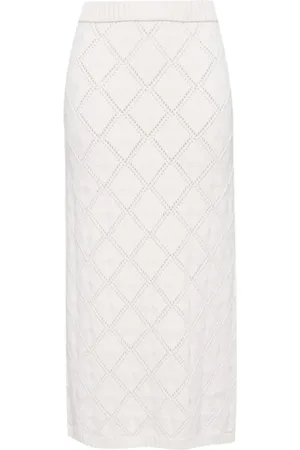 Elie saab Knitted midi skirt