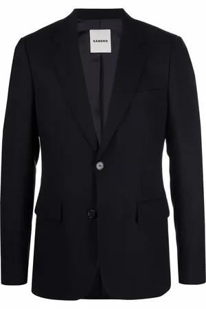 Sandro Single-breasted wool suit jacket