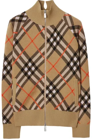 Burberry Check-pattern cardigan