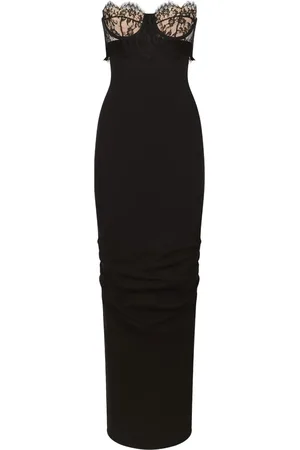 Dolce & Gabbana Lace-detail sleeveless maxi dress