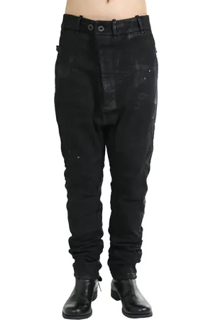 11 BY BORIS BIDJAN SABERI Cotton loose-fit trousers