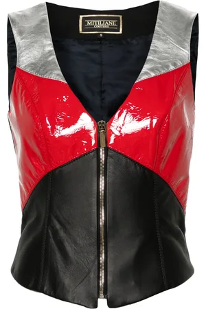MITILIANE COUTURE Leather waistcoat