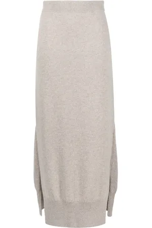Barrie High-waisted knit skirt
