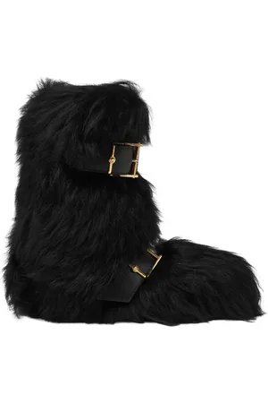VERSACE Bastion shearling boots