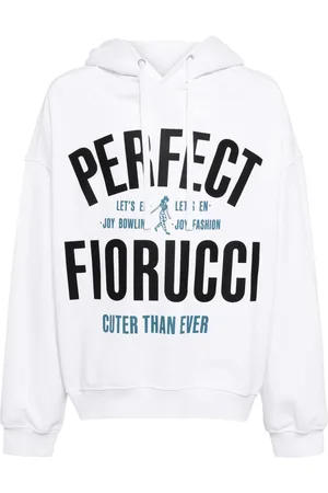 Fiorucci Perfect -print cotton hoodie