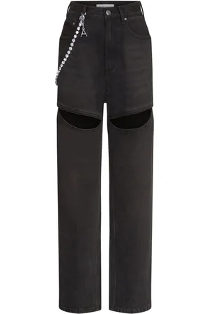 AREA Slit jeans