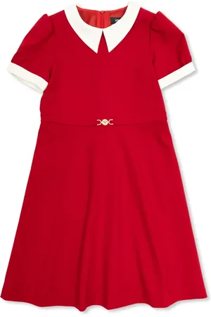 VERSACE Medusa plaque jersey dress