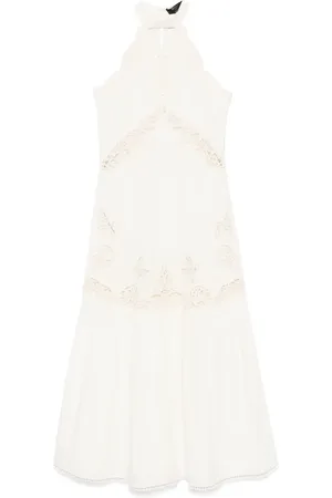 Twin-Set Lace-detailed maxi dress