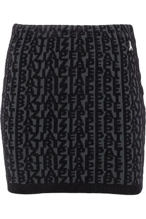 Patrizia Pepe Logo-jacquard mini skirt