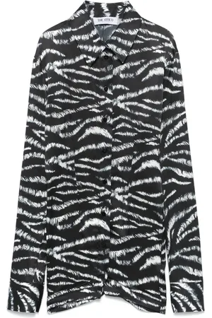 The Attico Zebra-print shirt