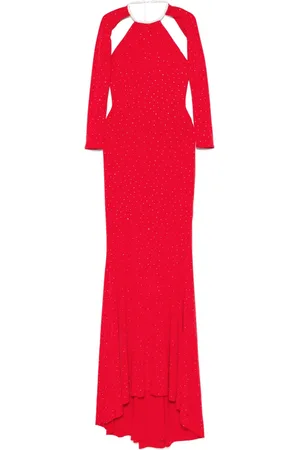 NISSA Crystal-embellished gown