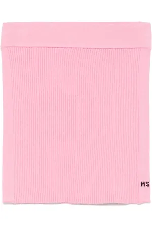 Msgm Ribbed-knit skirt