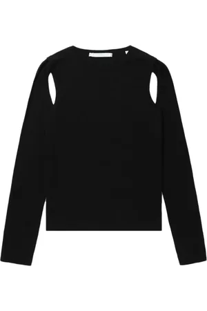 Helmut Lang Cut-out fine-knit jumper