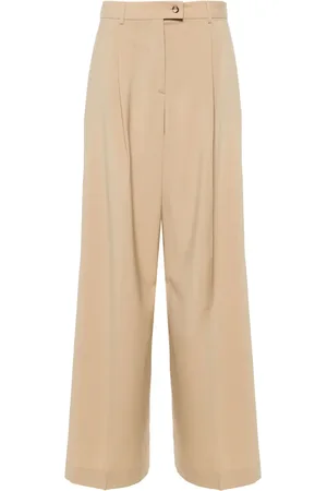 Sportmax Mid-rise palazzo trousers