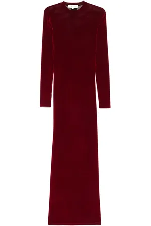 Ludovic De Saint Sernin Velvet maxi dress